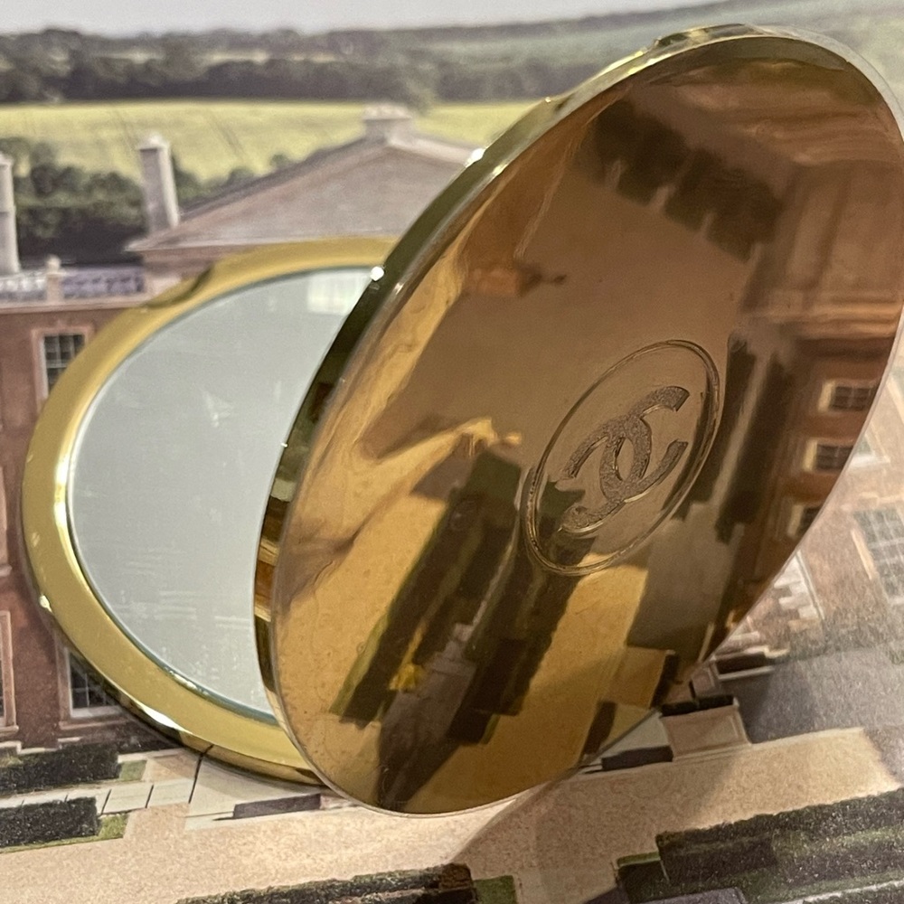 CHANEL Gold Compact Mirror